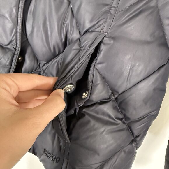 Eddie Bauer Goose Down Jacket Women's Medium Black Full Zip 700 Fill Power - Picture 4 of 15